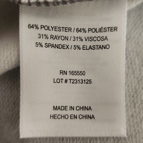 32 Degree Heat women's XXL gray and white plaid collared shirt New with tag - Picture 8 of 9